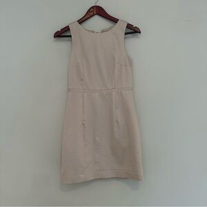 H&M Structured Beige Mini Dress - 6